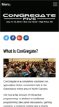 Mobile Screenshot of con-gregate.com